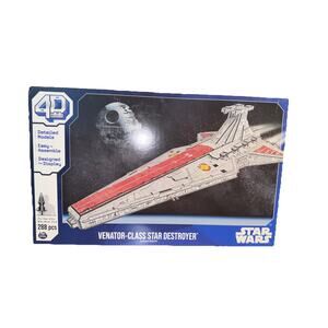 Star Wars 4D Build Venator-Class Star Destroyer Cardstock Model Kit 288 Pcs NEW